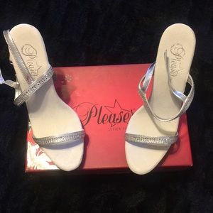 Pleaser ankle strap heels